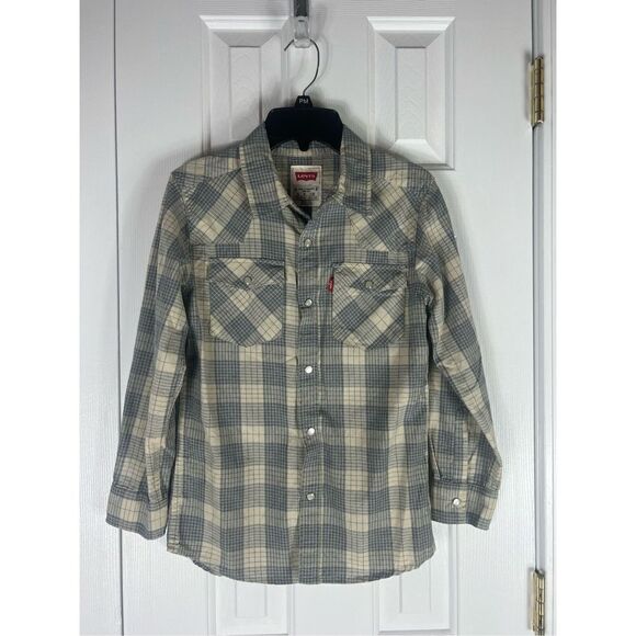 Levi’s Boys Button Up Shirt Size 8/10 y - Picture 1 of 4